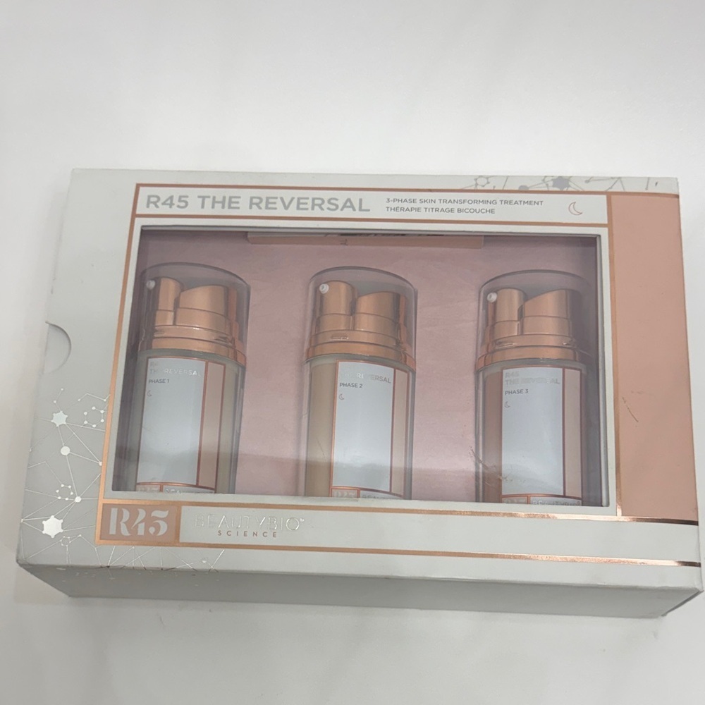 Beautybio R 45 the reversal three phase skin transforming treatment.New